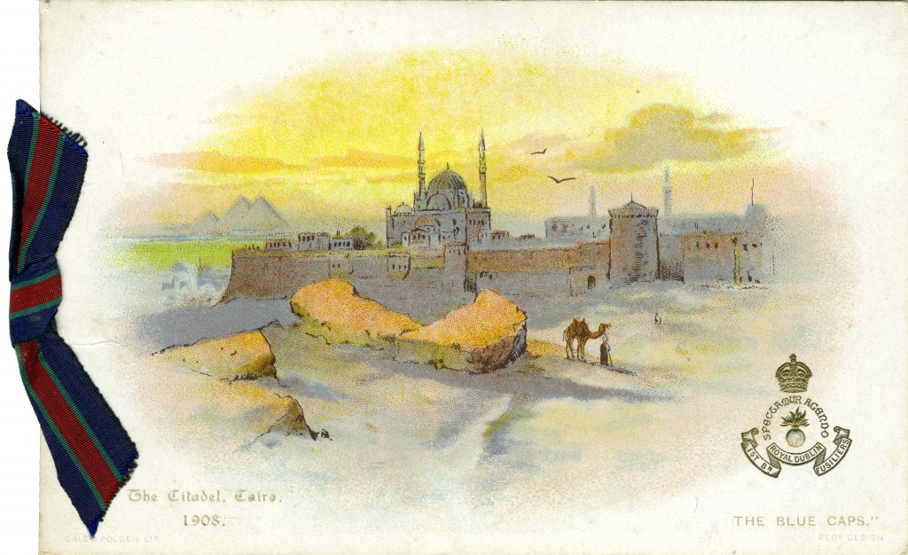 1stBattalionRDF1908CairoChristmasPostcardcover