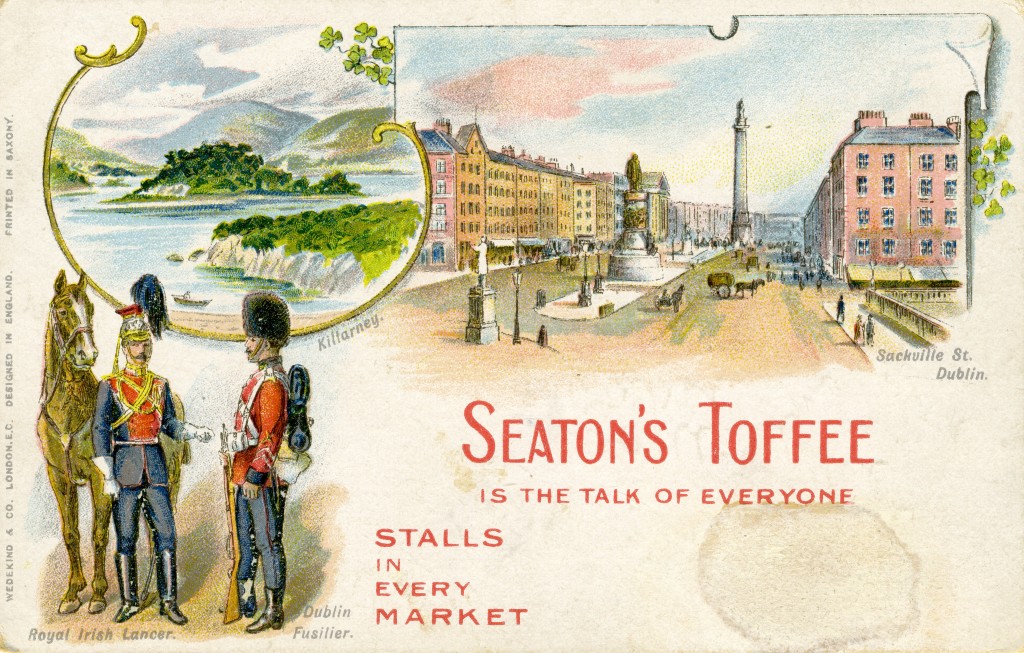 DublinFusilierstoffeeadvertpostcard